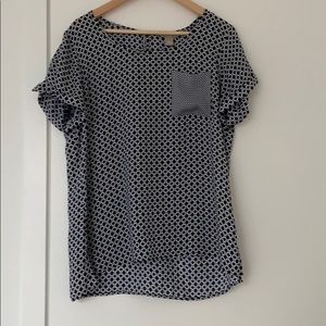 Banana Republic short sleeve blouse